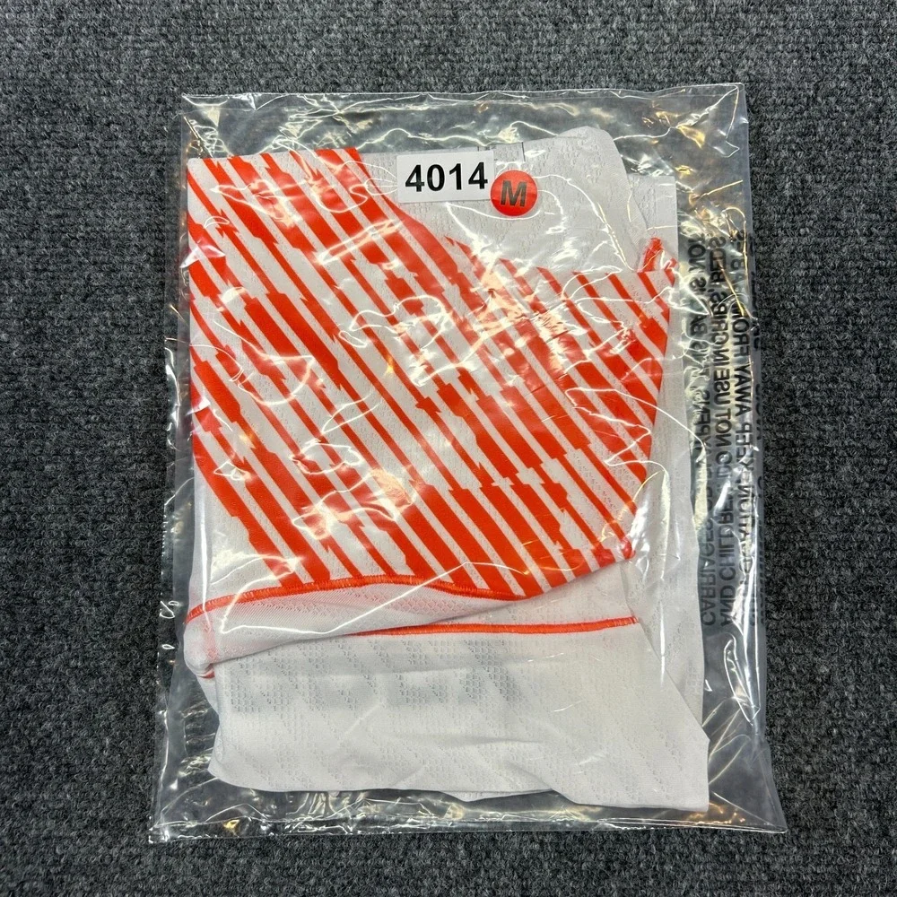 Adidas Terrex Techrock Elite T-Shirt Men's Medium White Orange‎ JX2744 NWT $85